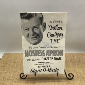 Pattern – Vintage Arthur Godfrey Hostess Apron