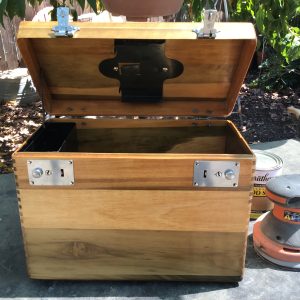 Case – Original – Stripped and Refinished – Singer Featherweight